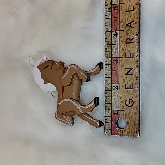 Vintage wooden horse ornament - Picture 2 of 4